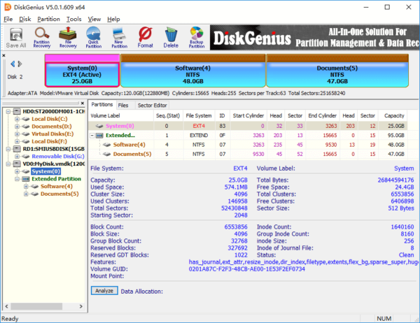 DiskGenius 5.4.6 - Image 3